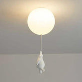Cloud Bear Bedroom White Flush Ceiling Lights - Clowas